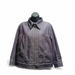 Escada Sport Women's Purple Denim Jean Jacket - Size 42 - JC 277